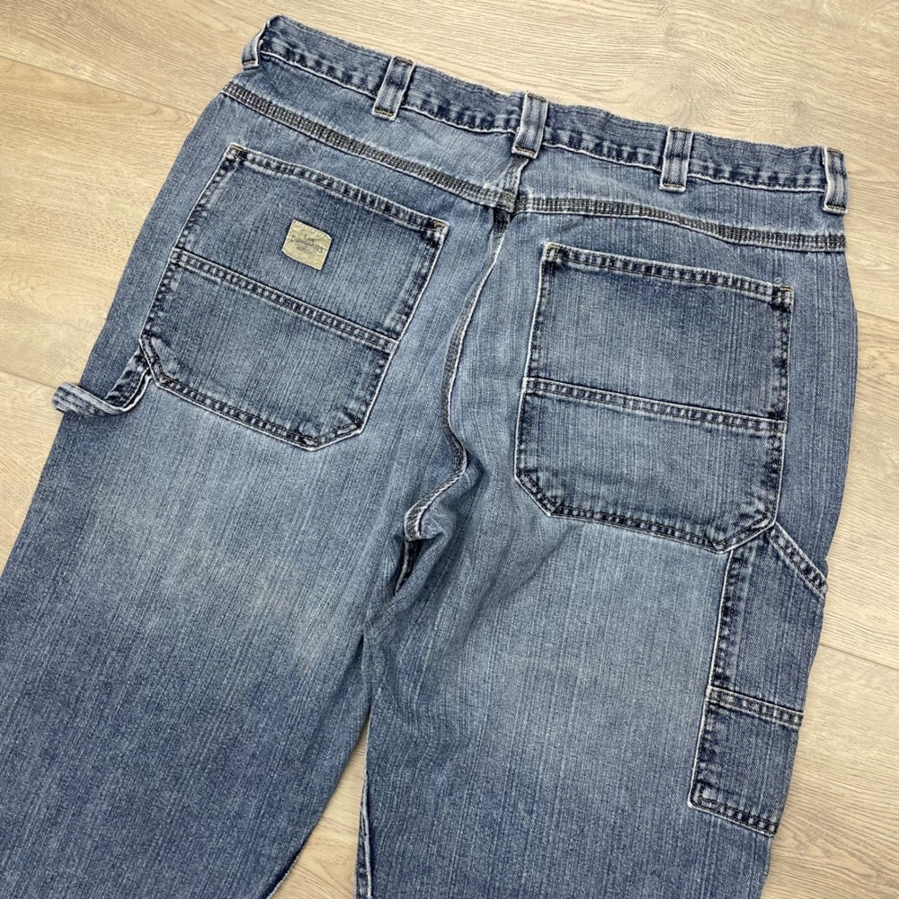 Lee Dungarees Carpenter Jeans Mens 38x30 Blue Denim Loose Fit Workwear Skater